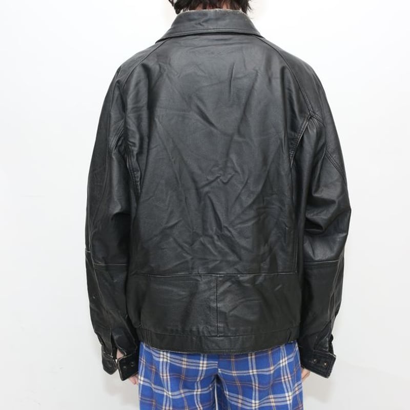 St. John's Bay Black Leather Jacket | Strato