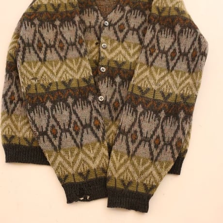 60's Vintage Mohair Knit Cardigan