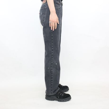 00s Levi's 501 Black Denim Pants MADE IN MEXICO