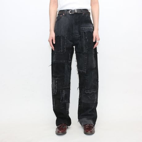 Levi's Patchwork Remake Black Denim Pants
