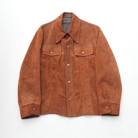 Suede Trucker Type Jacket
