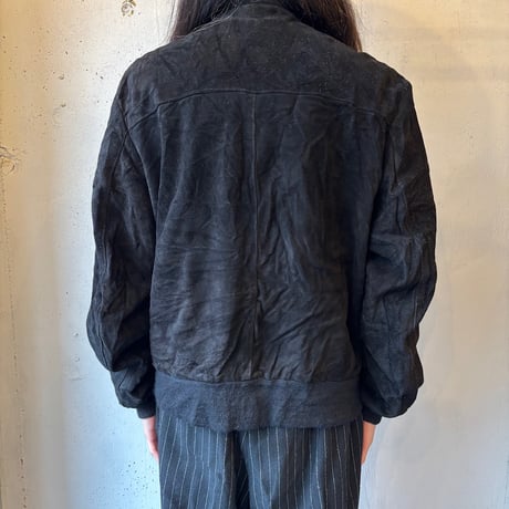 Schott Black Suede Jacket MADE IN USA