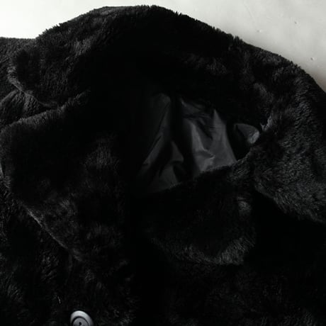 Black Fake Fur Jacket