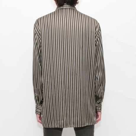 Silk Stripe L/S Shirt