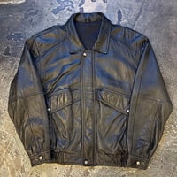 Flight Leather Jacket Black