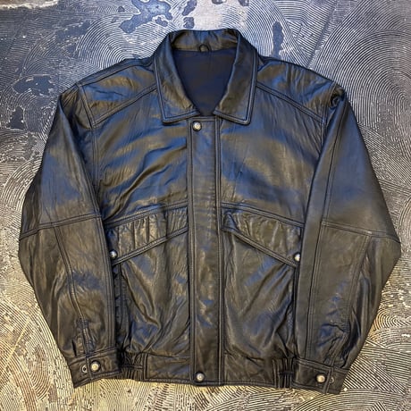 Flight Leather Jacket Black