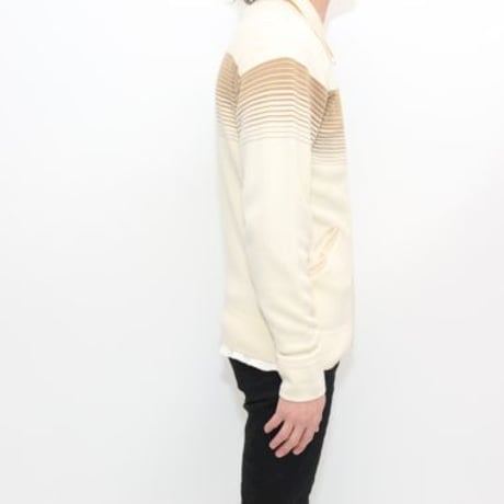 70's Zip Up Knit Cardigan