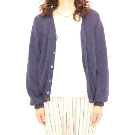 70's Arnold Palmer Alpaca × Wool Knit Cardigan