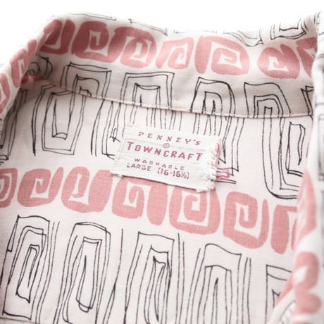 50's TOWNCRAFT Rayon L/S Shirt