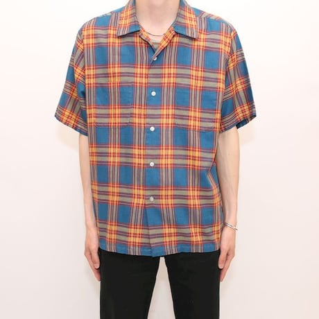70's Plaza Square Checked S/S Shirt