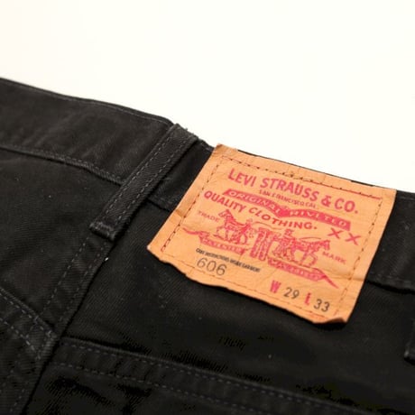 Levis 606 Black Denim Pants
