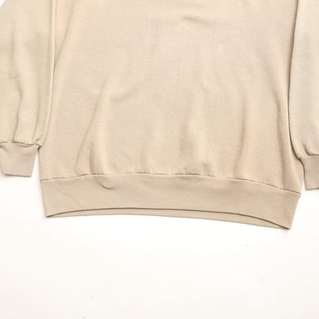 90s Jerzeez Blank Sweat Shirt Beige