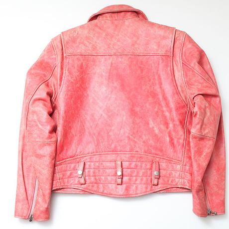 ライダース オレンジ レザージャケット Vintage Leather Jacket