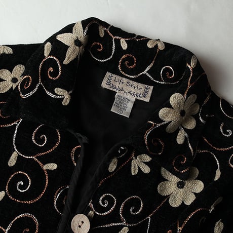 Velvet Embroidery Jacket