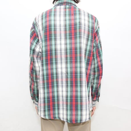 70's Five Brother Cotton Heavy Flannel Plaid L/S Shirt