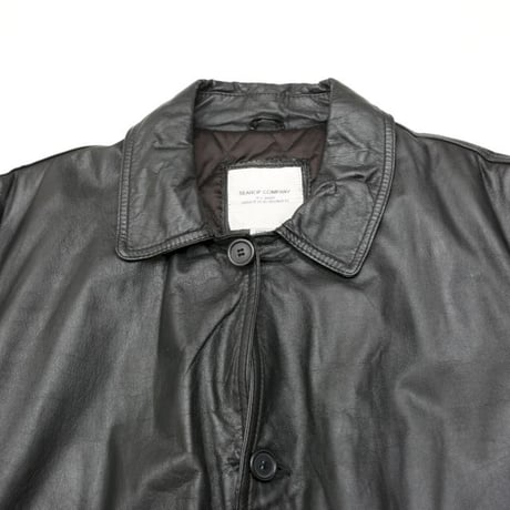 Black Leather Coat
