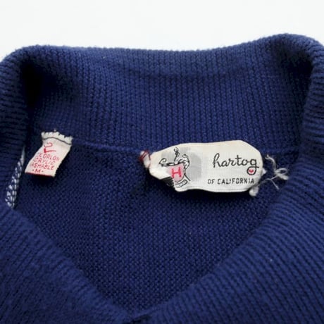 Vintage Knit Polo Shirt