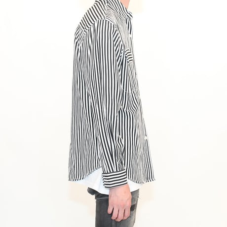 Rayon Stripe L/S Shirt