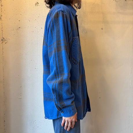 St. John's Bay × BIG MAC Cotton Heavy Flannel Shirt MADE IN USA