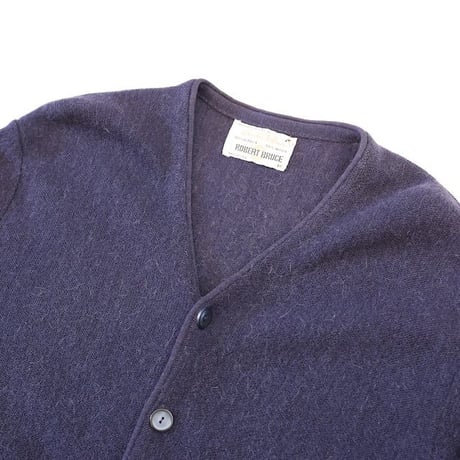 70's Arnold Palmer Alpaca × Wool Knit Cardigan