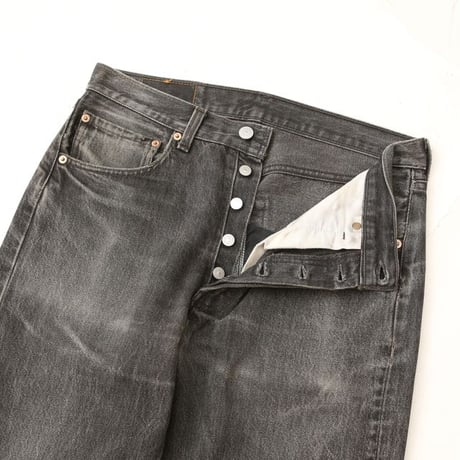 90s Euro Levi's 501 Black Denim Pants