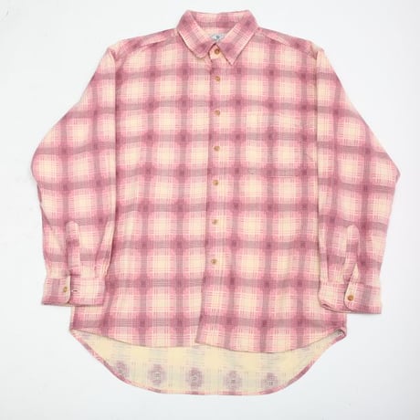 Plaid Print Flannel Shirt