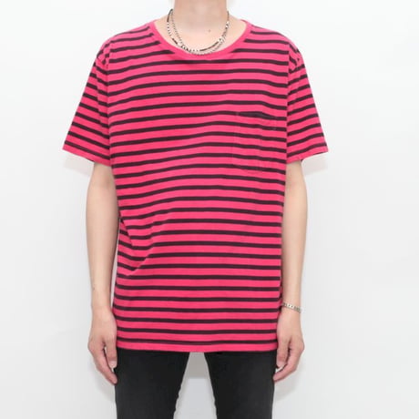 Red × Black Border T-Shirt
