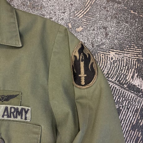 80s US.ARMY OG507 Utility Shirt