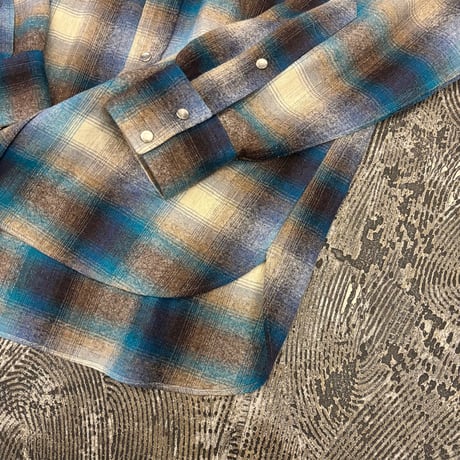 70s Pendleton Wool Western Shirt "HIGH GRADE WESTERN WEAR"