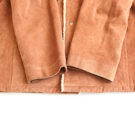 Suede Leather Shearing Coat