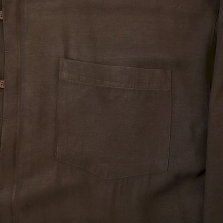 Rayon Black Design L/S Shirt