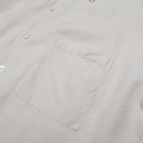 シルク 無地シャツ Silk S/S Shirt