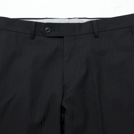 Stripe Slim Straight Slacks