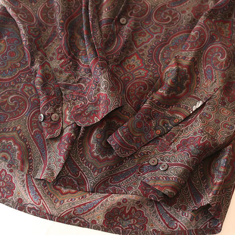 Silk Paisley L/S  Shirt