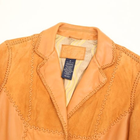 Patchwork Leather Jacket