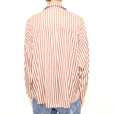 Striped Polyester L/S Shirt
