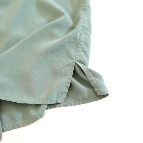 Open Collar Silk L/S Shirt