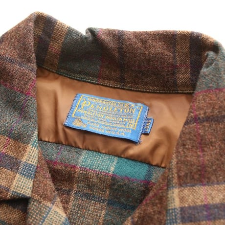 70s Pendleton Wool Plaid Loop Shirt