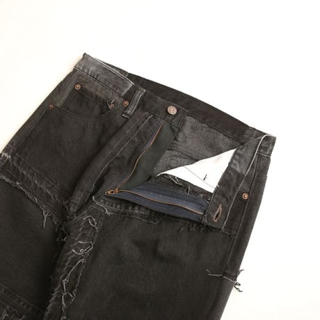 Levi's Patchwork Remake Black Denim Pants