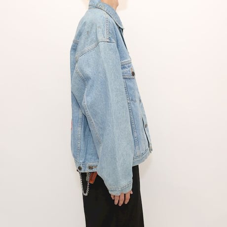 Led Zeppelin Embroidery Denim Loose Jacket