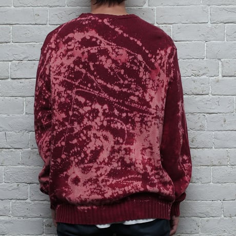 Hard Bleach Wash Cotton Sweater