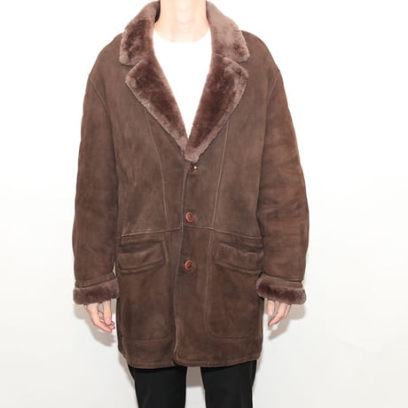 Vintage Yves Saint Laurent Mouton Coat