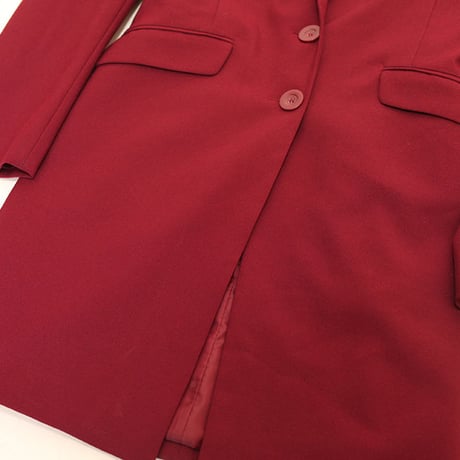Skinny Bordeaux  Long Jacket