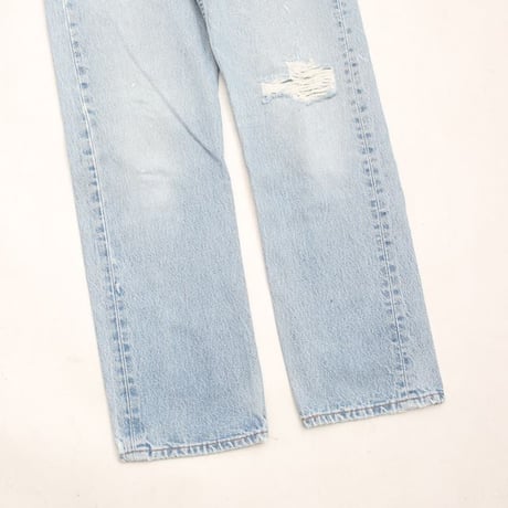 Levi's 501 Damage Denim Pants MADE IN MEXICO
