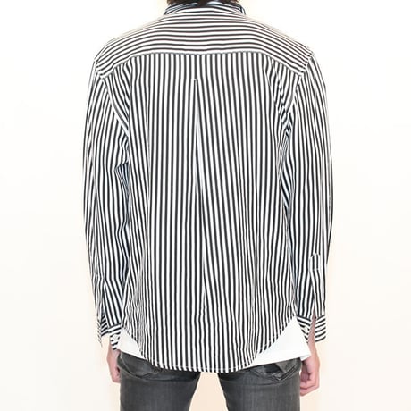 Rayon Stripe L/S Shirt