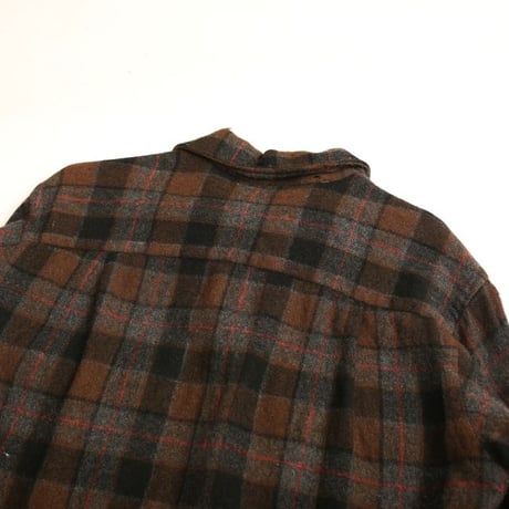 60s Towncraft Wool Plaid Loop Shirt