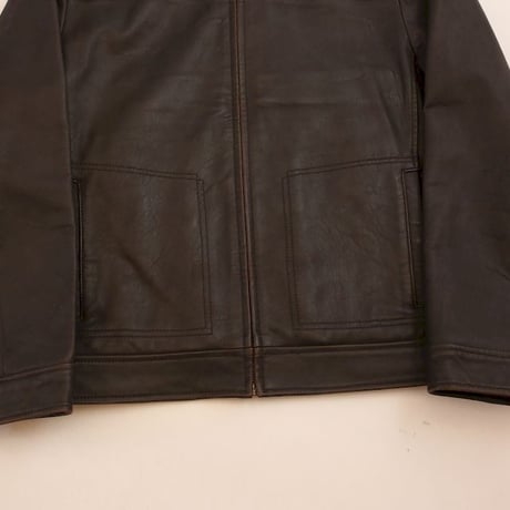 Bernardo Brown Lamb Leather Jacket
