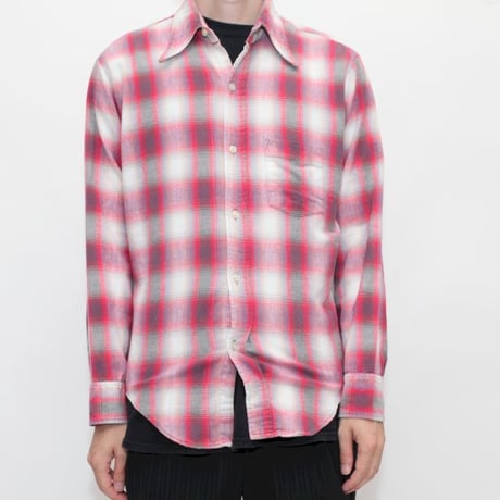 70's Vintage Ombre Check L/S Shirt