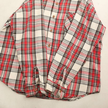 70s BIG MAC Cotton Flannel Plaid Shirt