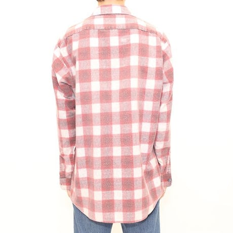 70's Sears Checked Flannel L/S Shirt